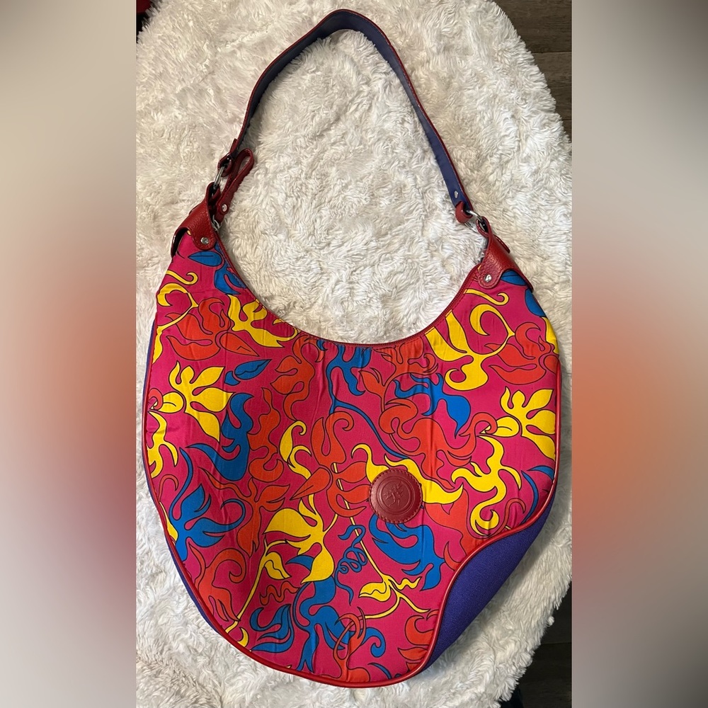 Piero Guidi Lineabold Angeli Del Nostro Tempo Pink Hobo Medium Bag Made In ITaly